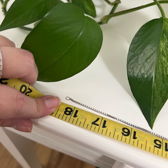 Vintage Sterling Silver Curb Chain, 925 - Picture 7 of 7